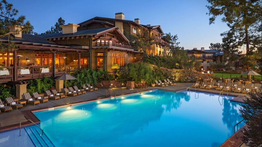 The Lodge at Torrey Pines in La Jolla is one of four San Diego County hotels that are on this year's list of AAA Five-Diamond luxury properties.