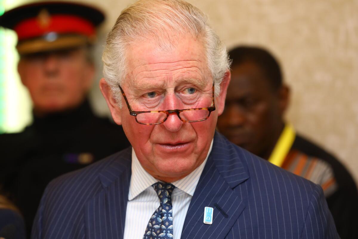 Prince Charles at a climate event in London on March 10.