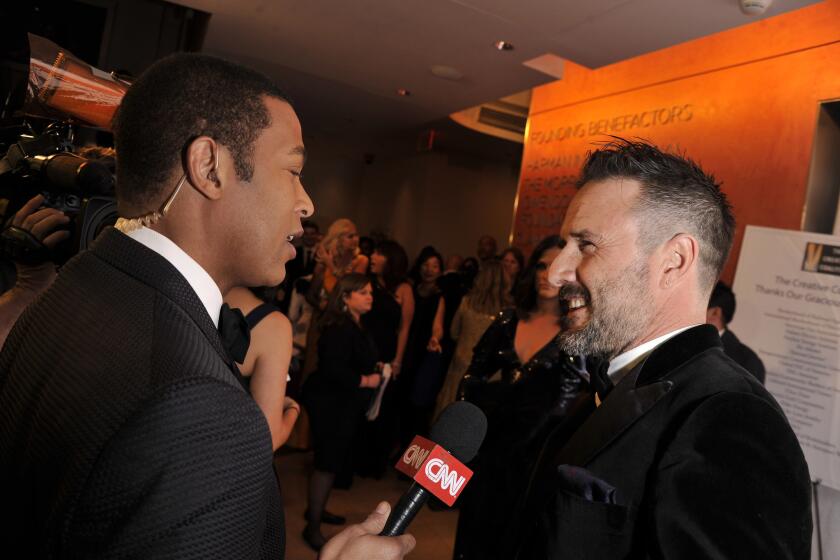 David Arquette, right, attends the Creative Coalition's 2013 Inaugural Ball in January in Washington, D.C.