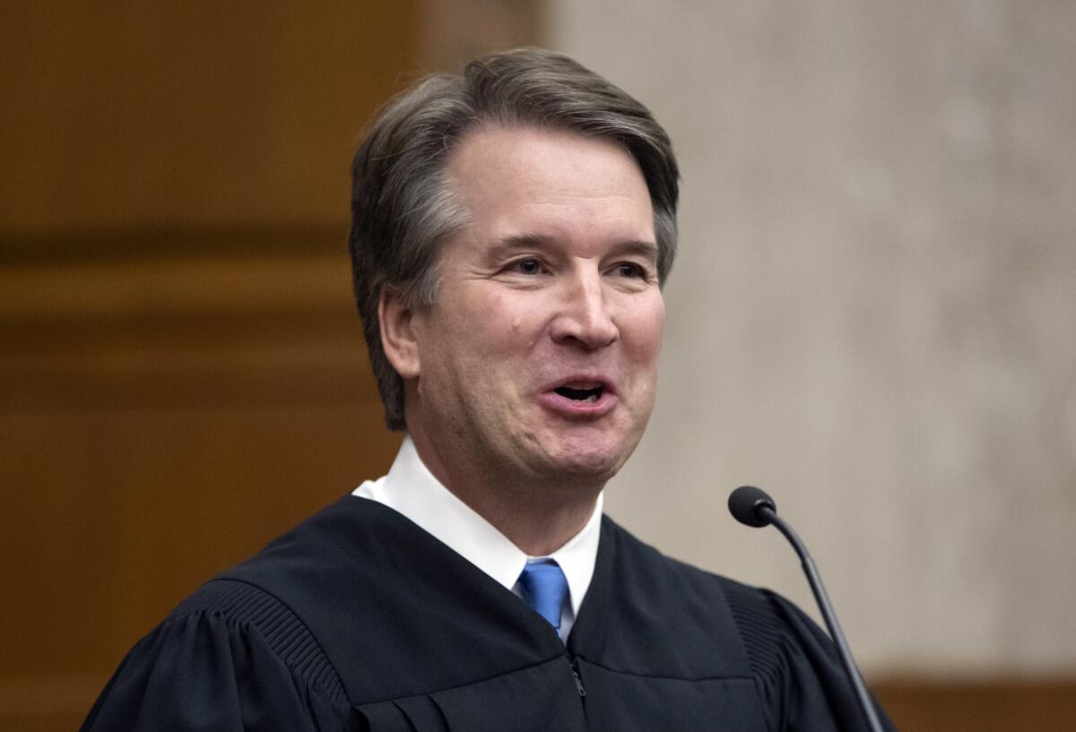 Justice Brett M. Kavanaugh suggested a compromise ruling in a case involving a Catholic foster-care agency.