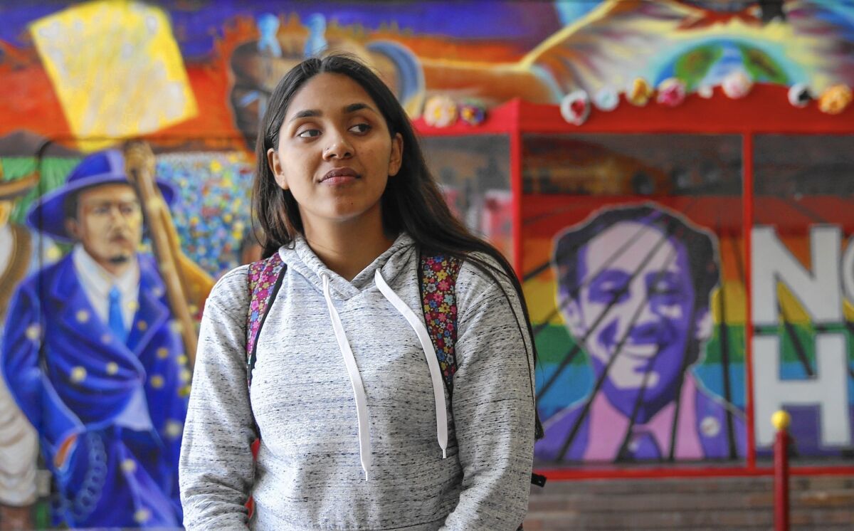 Guadalupe Acevedo, a senior at Theodore Roosevelt Senior High School in Boyle Heights, was surprised to learn that her grades and credits qualified her only for community college. “I was so lost. I didn't know how college worked.”
