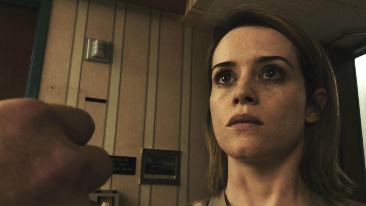 Claire Foy in a scene from "Unsane."
