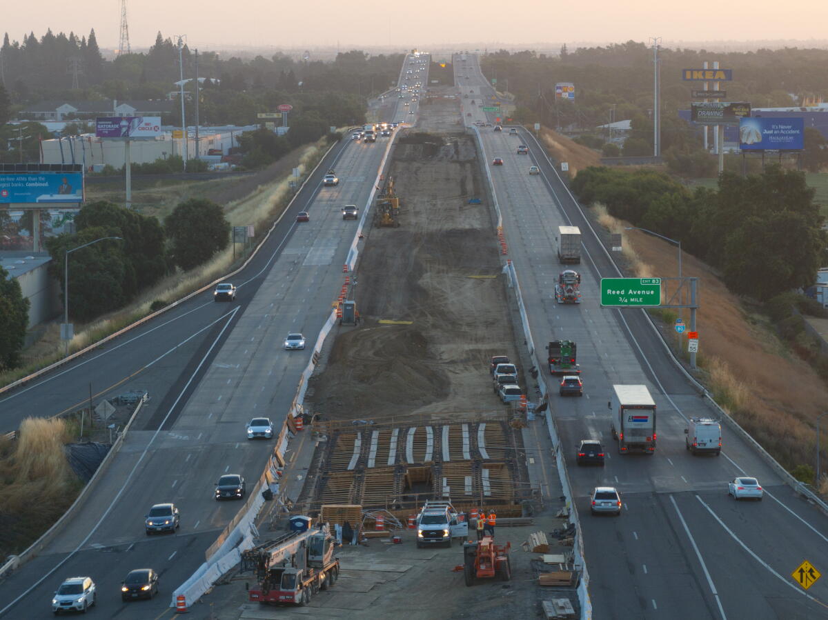 Construction Freeway Boiling Point: Sitting in traffic sucks. Climate change is worse