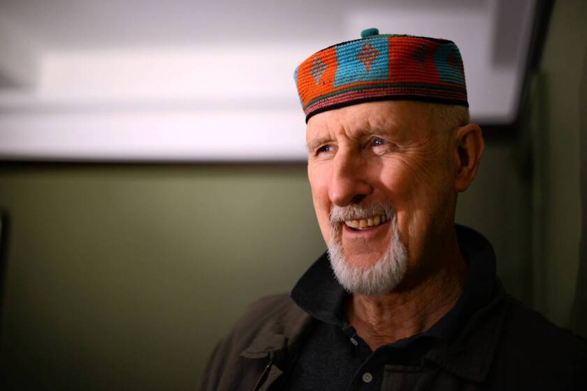 Actor James Cromwell in the Gramercy Hotel in Manhattan, NY.