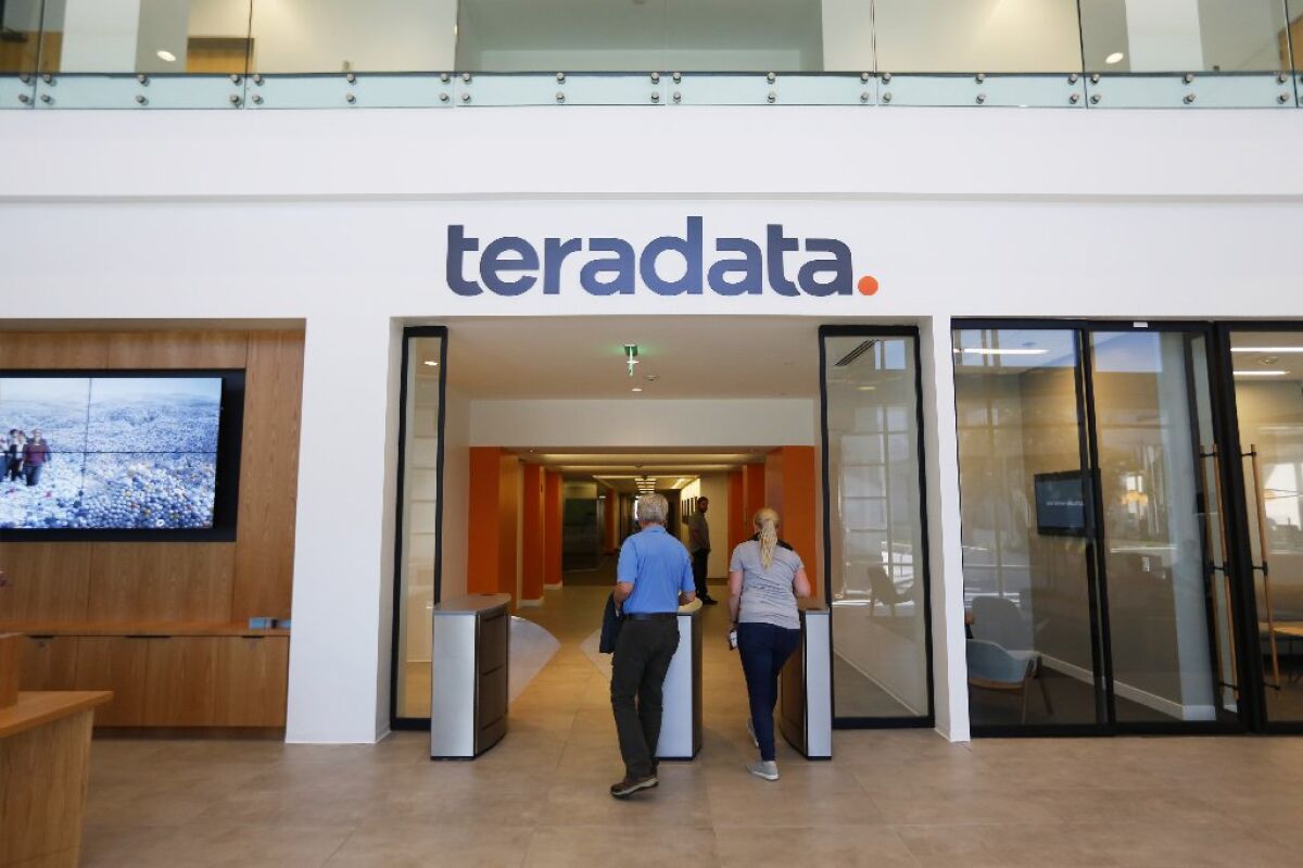 Teradata officially moved its headquarters from Dayton, Ohio, to San Diego, shown here, last year.
