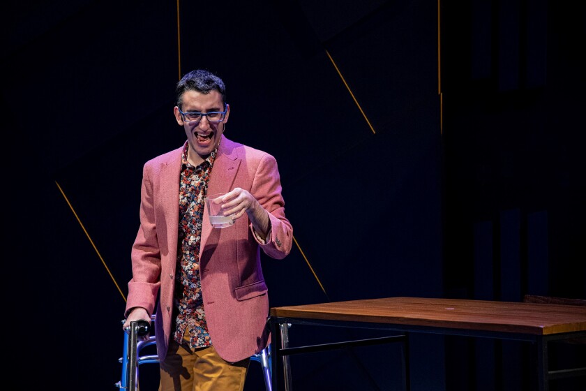 Ryan J. Haddad in his streaming solo show, “Hi, Are You Single?”
