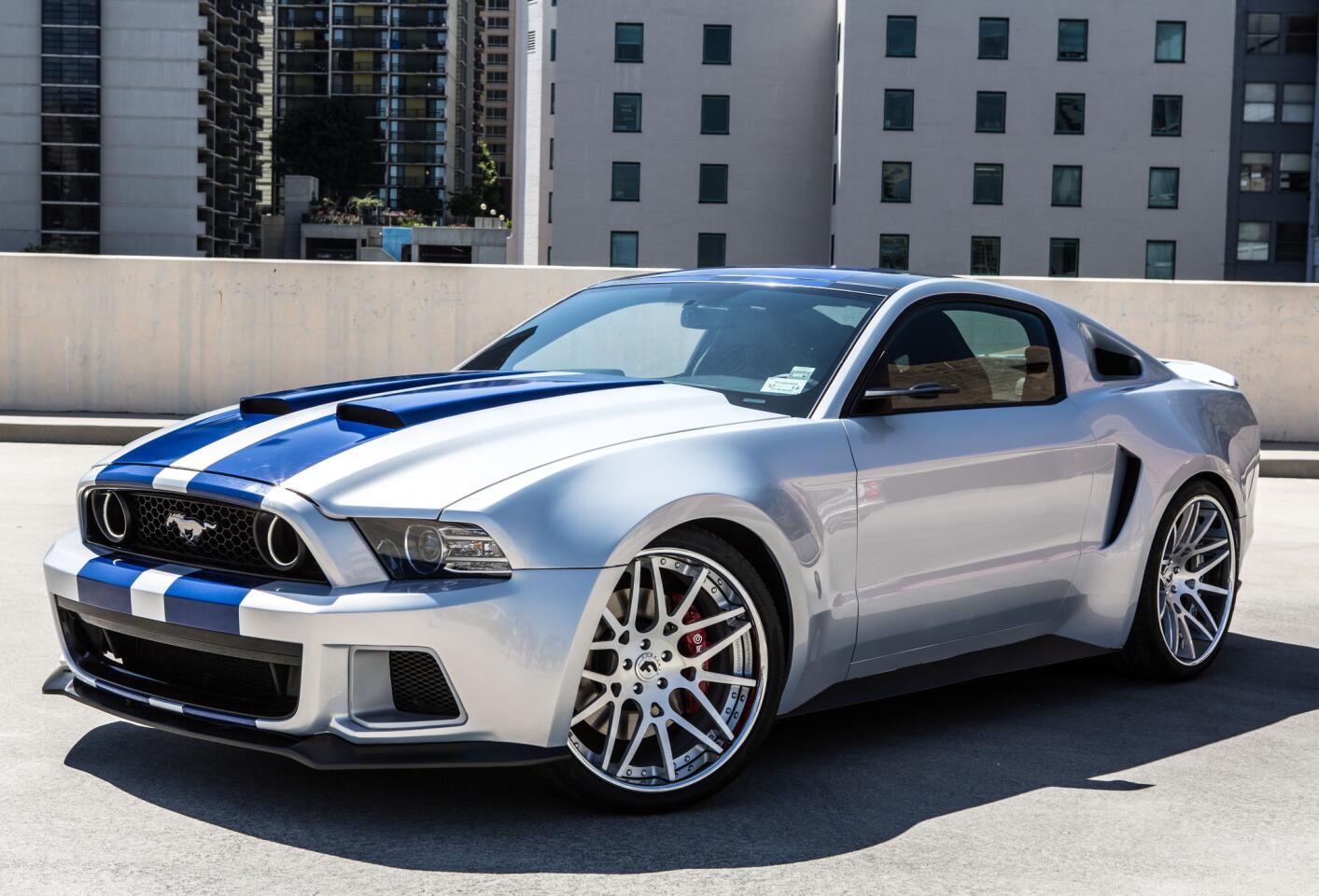 This custom Ford Mustang will be featured prominently in the 2014 "Need for Speed" film, Ford and DreamWorks announced on Monday.