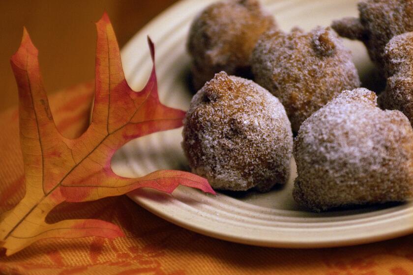 Perfect for any time of the day or year. Recipe: Pumpkin fritters