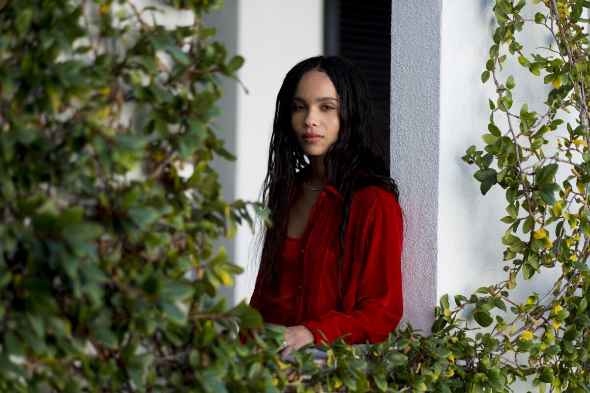 Zoe Kravitz at Palihouse in West Hollywood on Nov. 7. Kravitz has her first role in the Harry Potter franchise as Leta Lestrange in "Fantastic Beasts: The Crimes of Grindelwald."