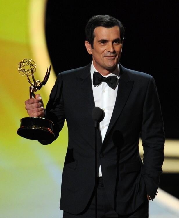 Ty Burrell won the Emmy for supporting actor in a comedy series for his performance as Phil Dunphy on ABC's "Modern Family."