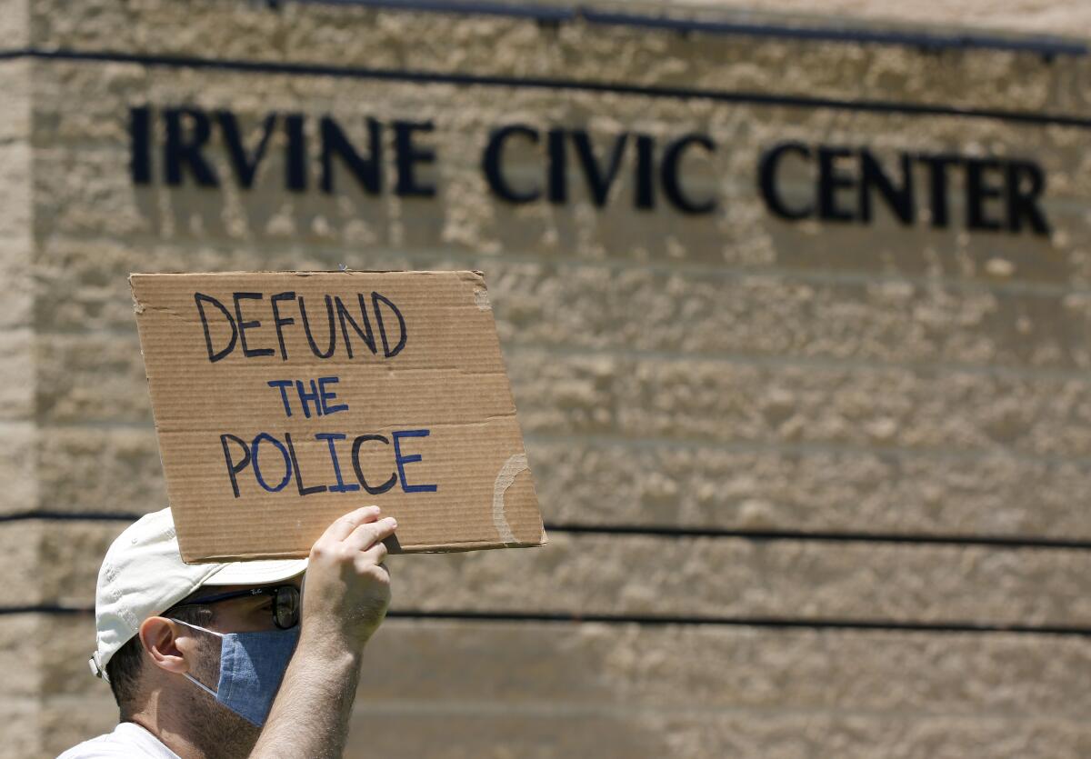 Irvine Black Lives Matter protest
