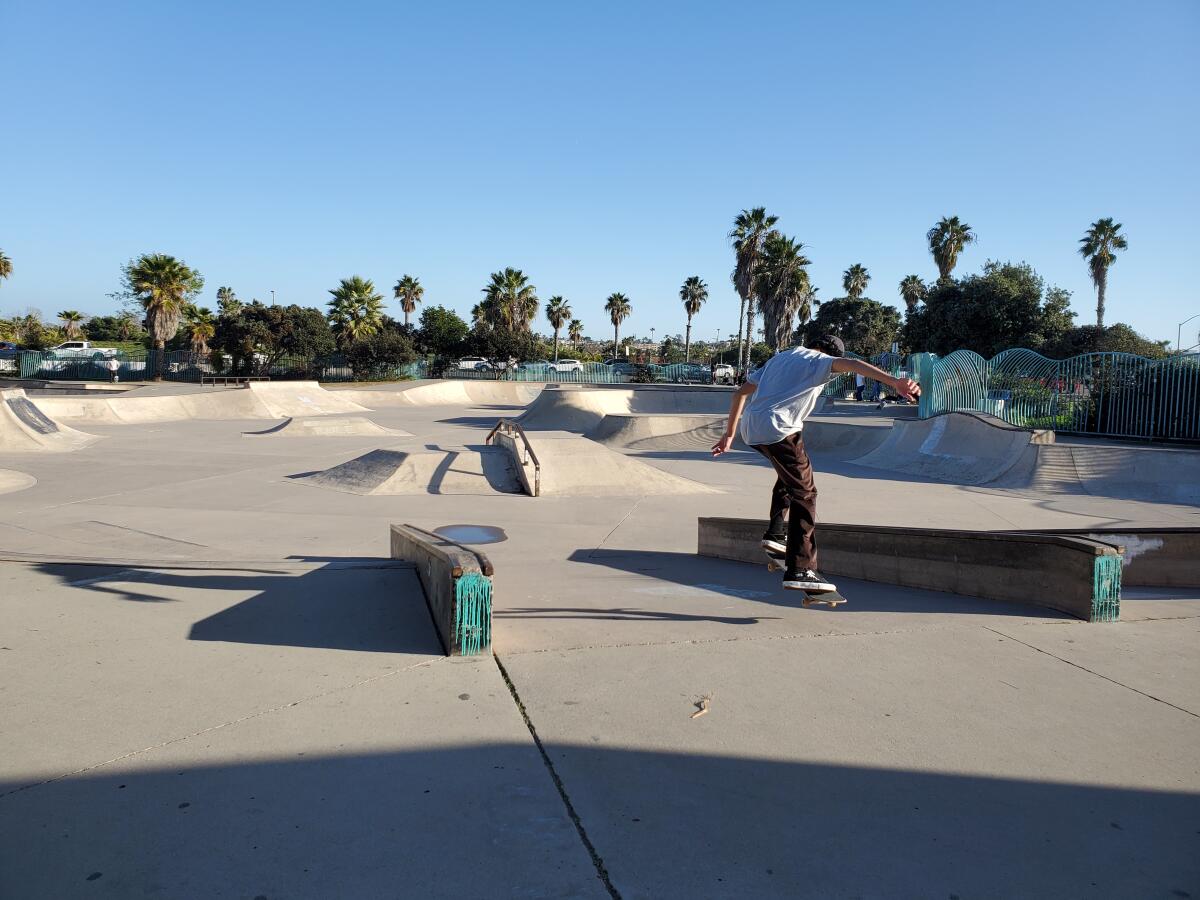 The skateboarding park at Robb Field in Ocean Beach is one of the closest to La Jolla. 