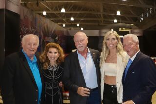 From left, Denny Sanford, Reena Horowitz, J. Craig Venter, and Lisa and Doug Manchester.