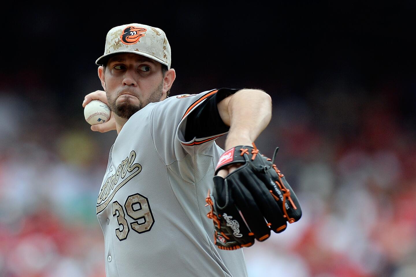 Jason Hammel pitched eight innings against the Nationals, allowing just two runs in the Orioles' win over Washington.