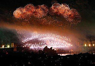 Fireworks from Down Under