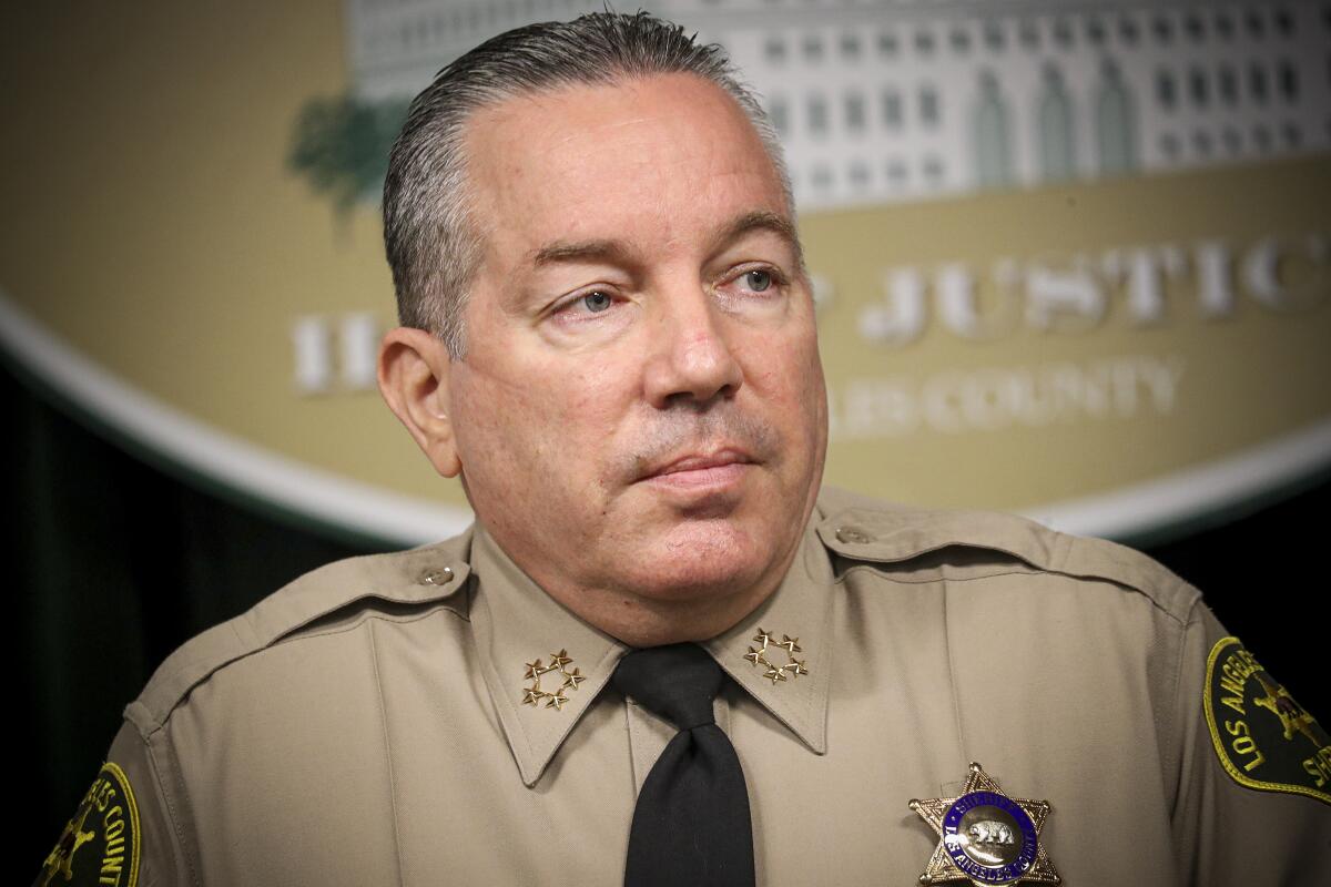 Los Angeles County Sheriff Alex Villanueva