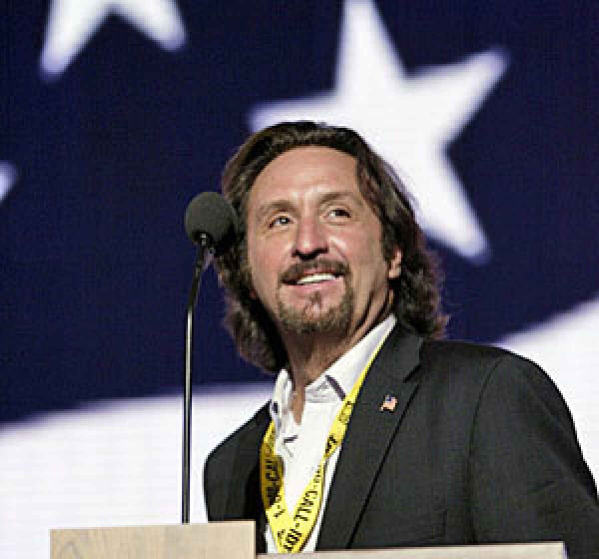 Ron Silver spoke at the 2004 Republican convention in New York.