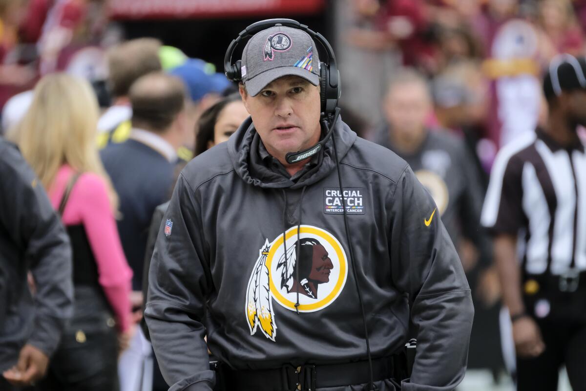 Jay Gruden was fired by the Washington Redskins after an 0-5 start to the season.