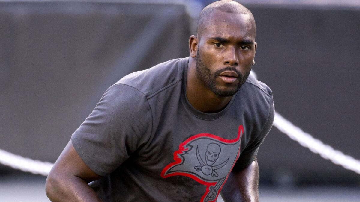 Buccaneers cornerback Alterraun Verner warms up before an exhibition game last season.