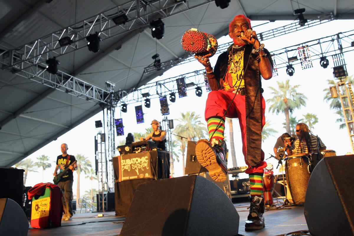 Lee "Scratch" Perry performs at the Coachella Valley Music & Arts Festival