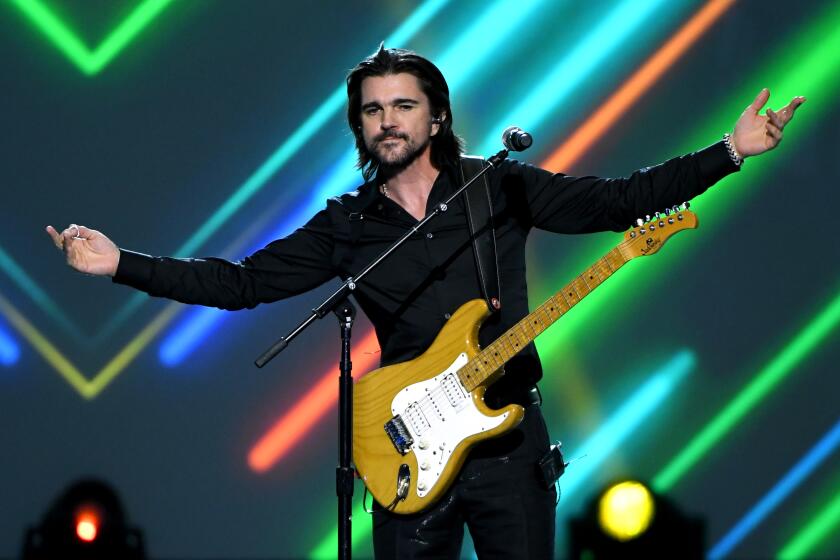 LAS VEGAS, NEVADA - NOVEMBER 13: Juanes performs during the Latin Recording Academy's 2019 Person of the Year gala honoring Juanes at the Premier Ballroom at MGM Grand Hotel & Casino on November 13, 2019 in Las Vegas, Nevada.