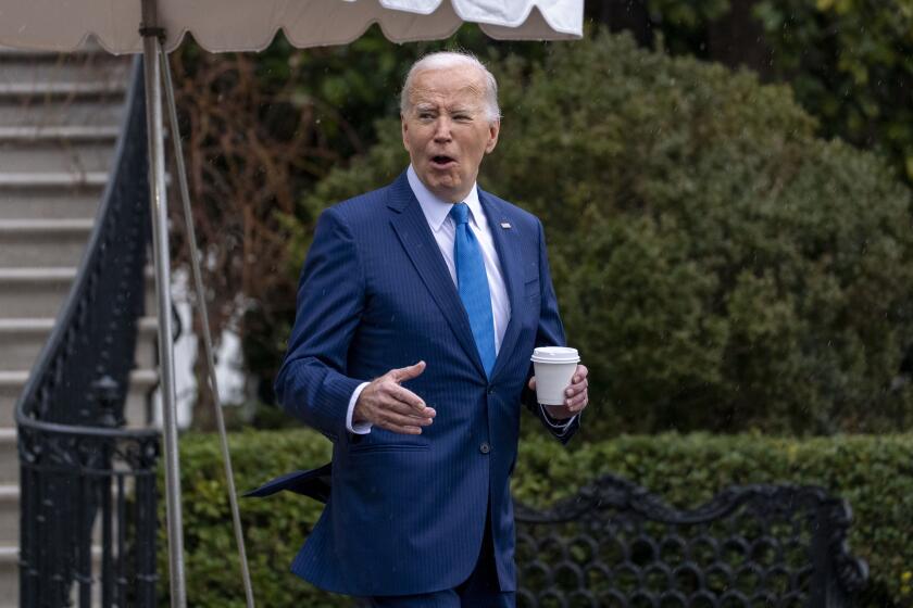 President Joe Biden walks out of the White House in Washington, Wednesday, Feb. 28, 2024, to board Marine One for a short trip to Walter Reed National Military Medical Center in Bethesda, Md., for his annual physical. (AP Photo/Andrew Harnik)