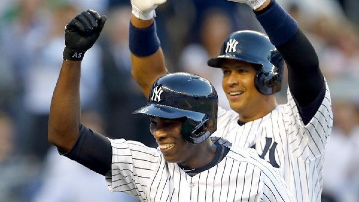 Alfonso Soriano drives in 7 runs to lead Yankees' rout of Angels