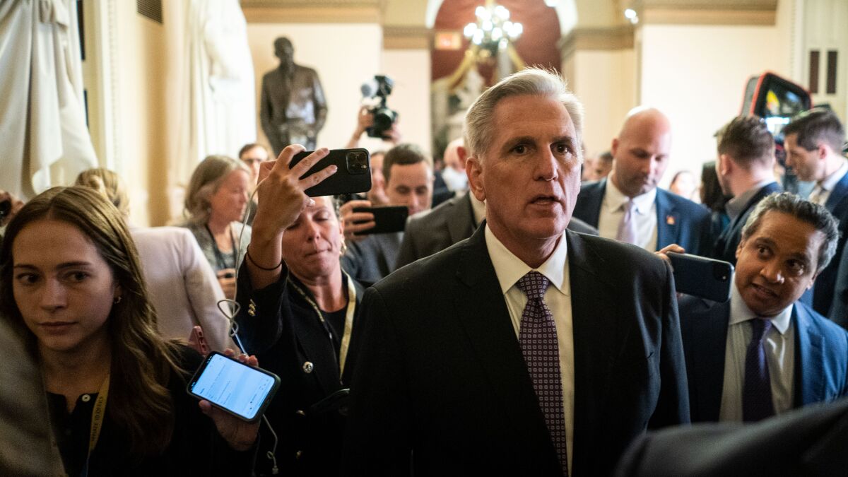 House adjourns for night after McCarthy amasses 11 speaker vote losses