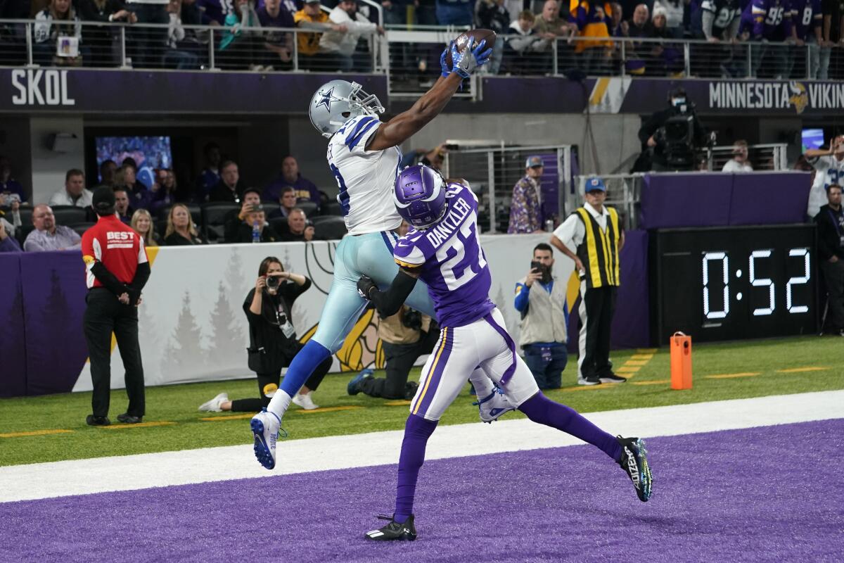 With Dak down, Cooper Rush passes Cowboys past Vikings 20-16 - The San  Diego Union-Tribune