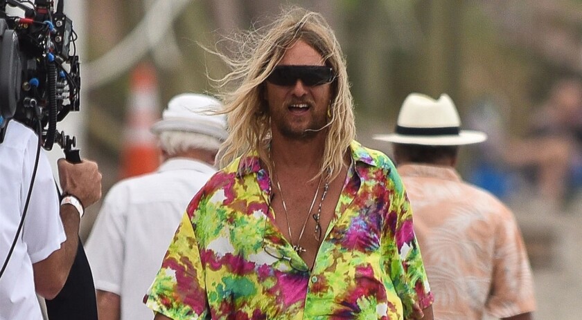 Matthew McConaughey on the set of "The Beach Bum" which was filmed in South Florida in late 2017. The movie will be released March 22, 2019.