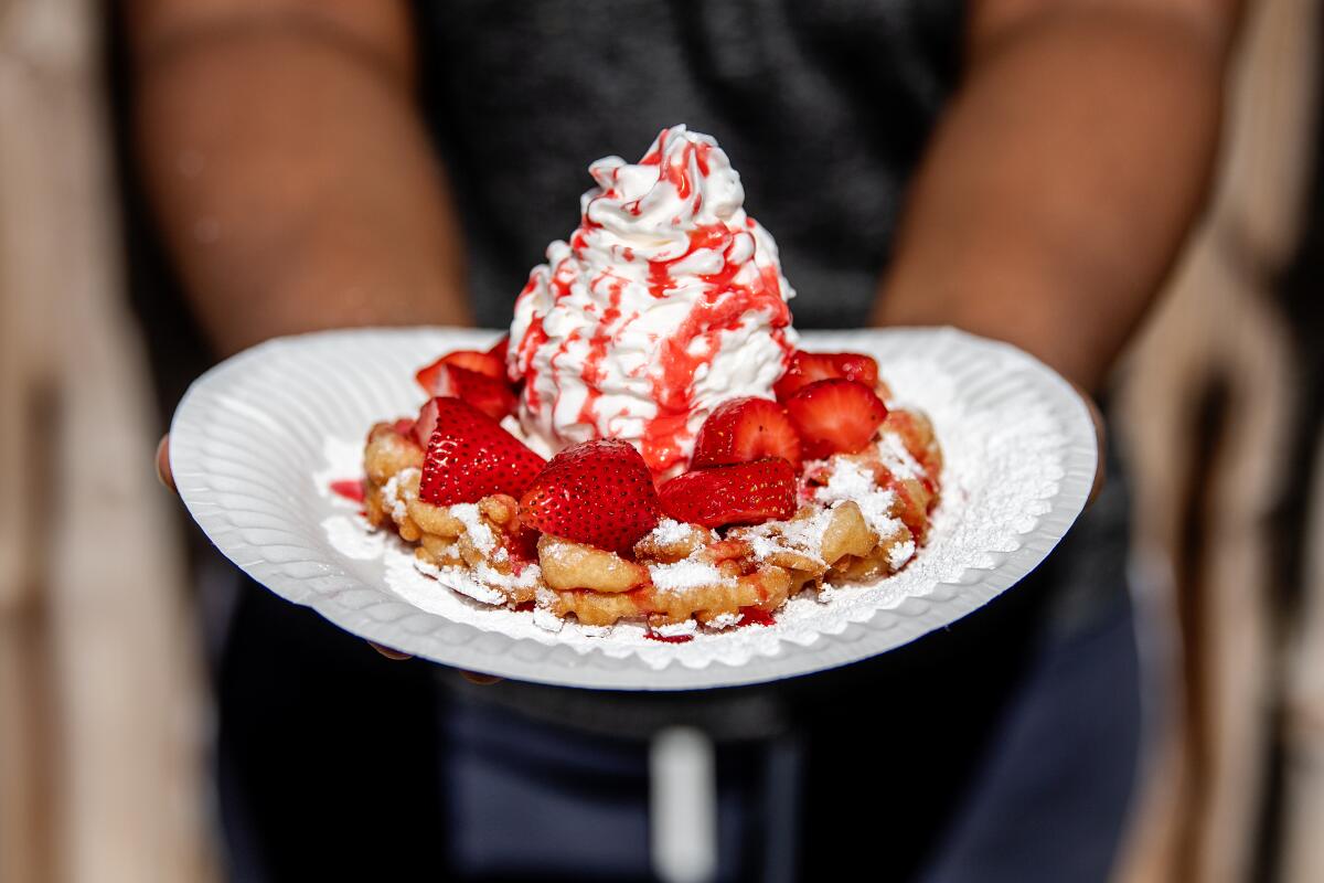 The OG funnel cake from Fun Diggity in Compton.