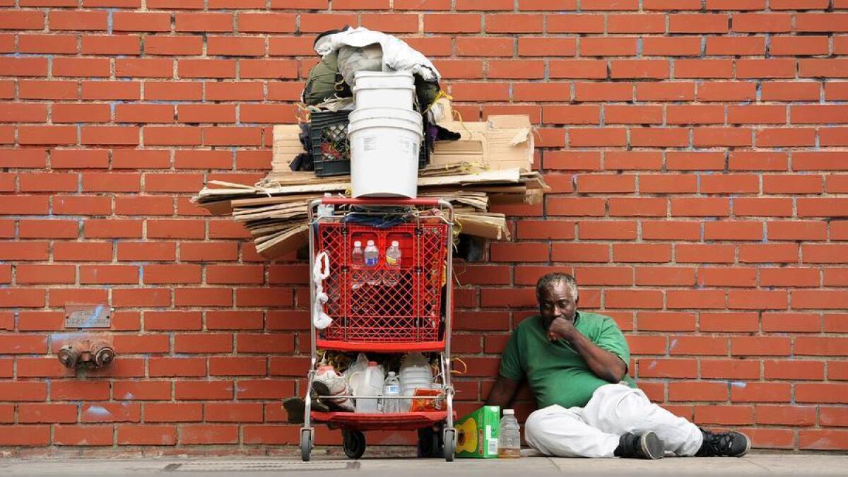 Figures released this year showed homelessness in Los Angeles had risen 12% since 2013.