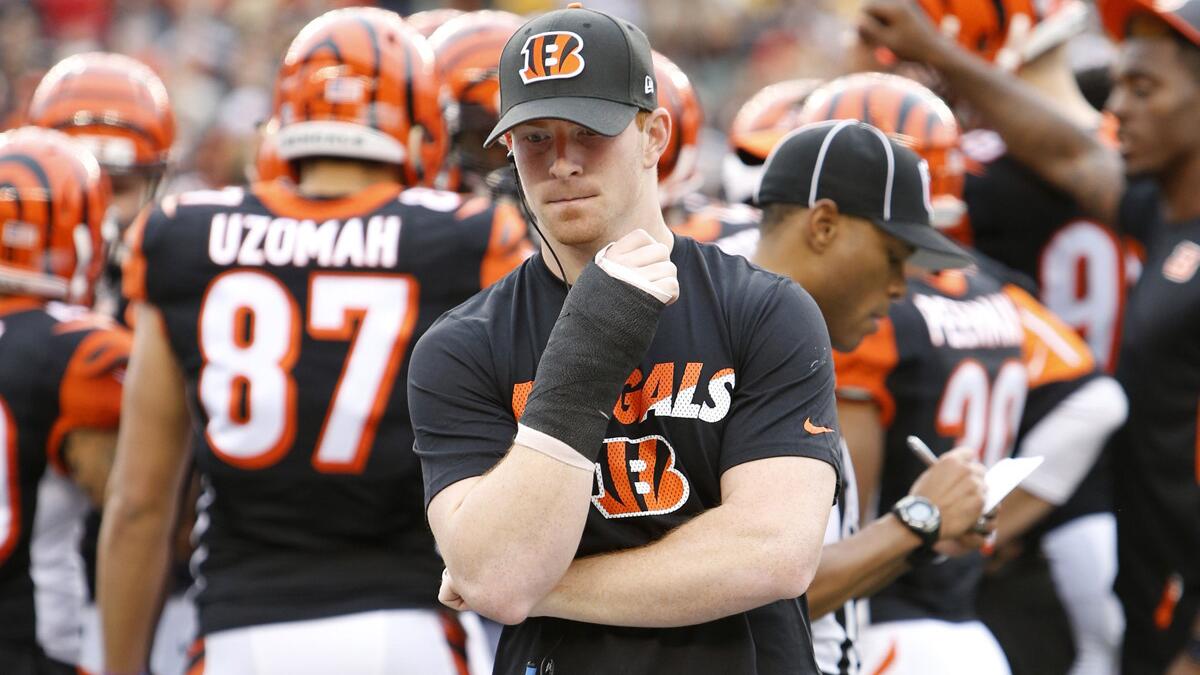 Andy Dalton, Cincinnati Bengals QB, out for season with thumb injury