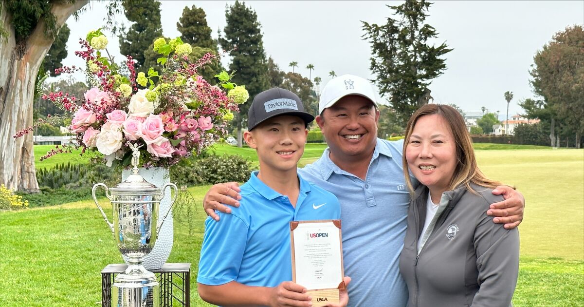 Column: Golfer Jaden Soong is 13 and has a shot at qualifying for the U.S. Open