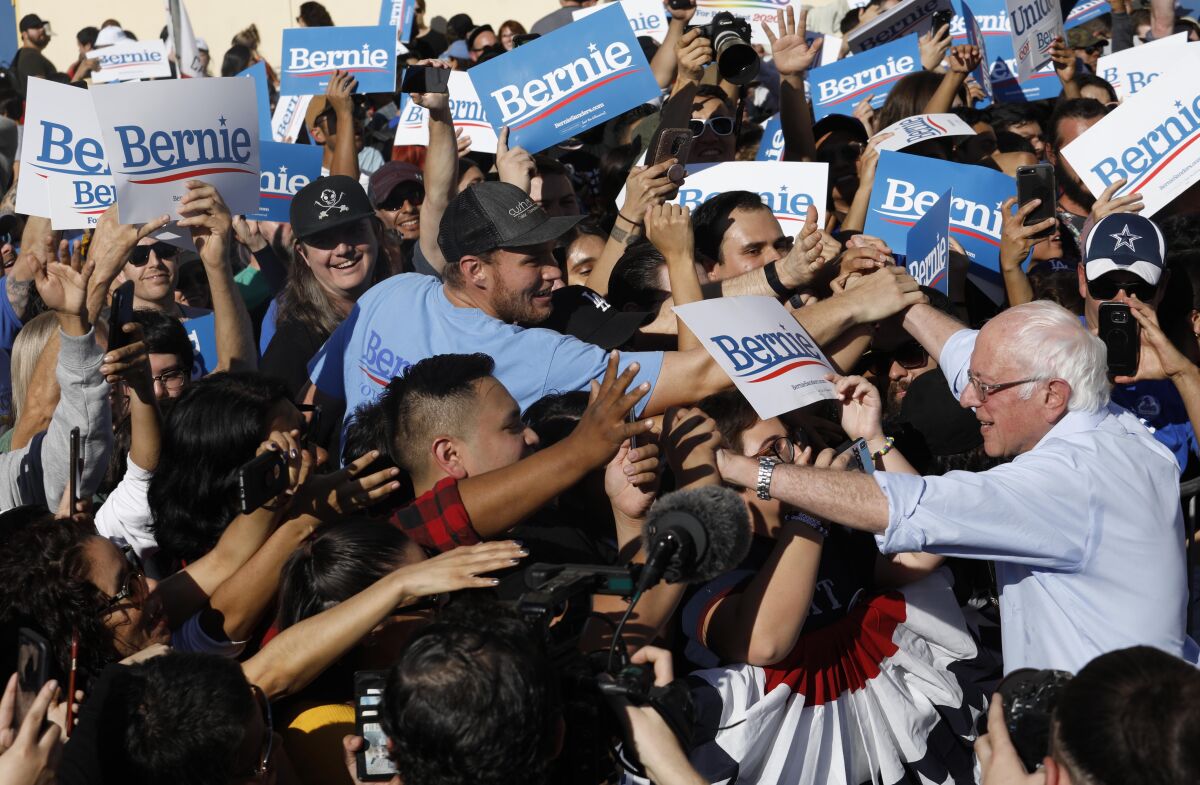 Bernie Sanders in East L.A.