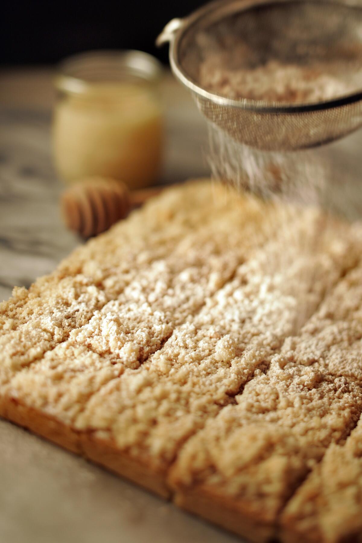 You'll have leftover crumble topping. Use it for sprinkling over ice cream.