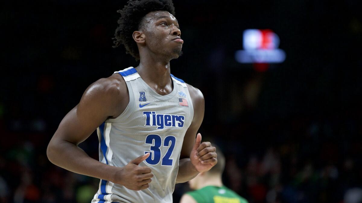 James Wiseman, Memphis center and possible No. 1 NBA draft pick, ruled  ineligible by NCAA 