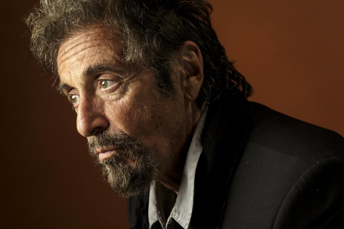 "I was blasted out of a cannon," Al Pacino says of his early acting success. "It was so alien." The actor will appear Oct. 15 in Las Vegas.