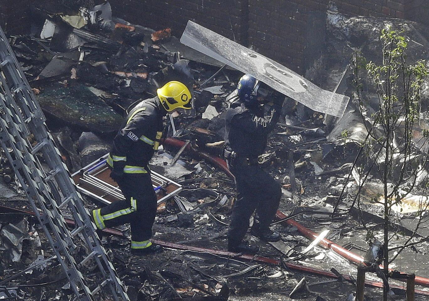 London high-rise fire