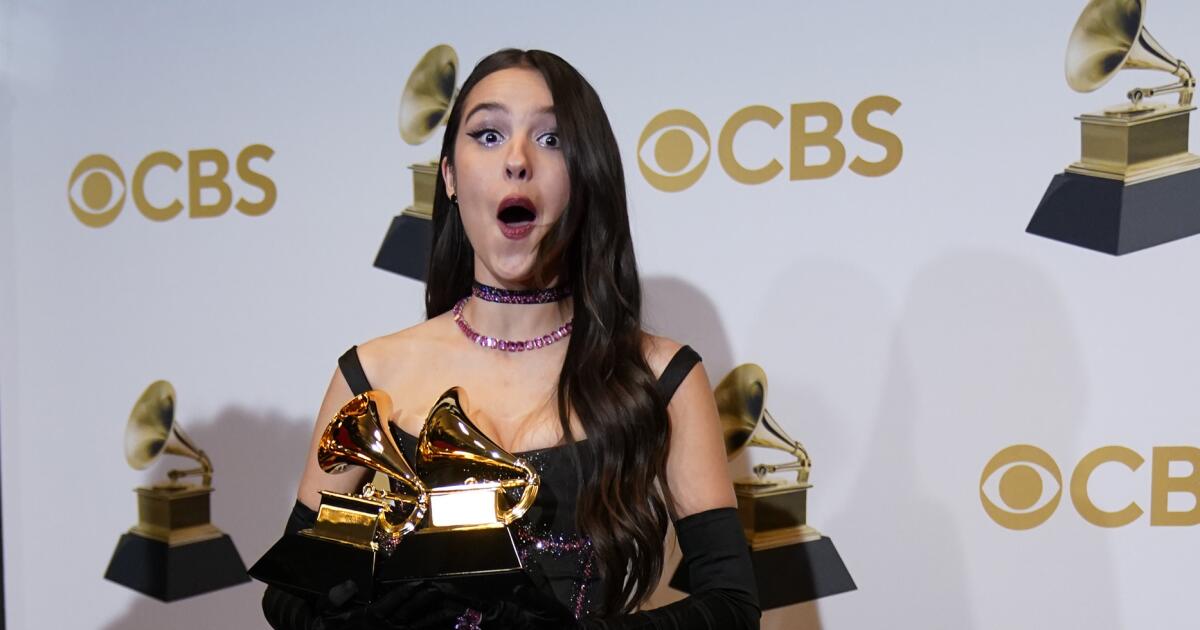 Olivia Rodrigo, a multi-Grammy Award-winner at 19, is sweet, not