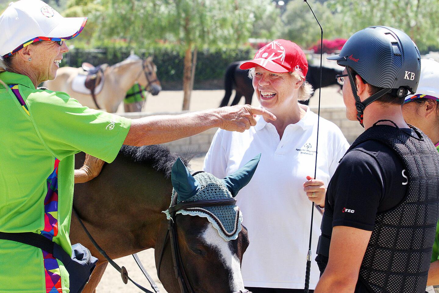 Photo Gallery: Special Olympic equestrian athletes are matched with the horses they will ride for the games