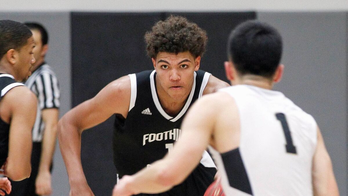 Foothills Christian’s Taeshon Cherry spoke highly of Arizona State coach Bobby Hurley after his recruiting trip: “His competitive spirit and his will to win led me wanting to commit to them.”