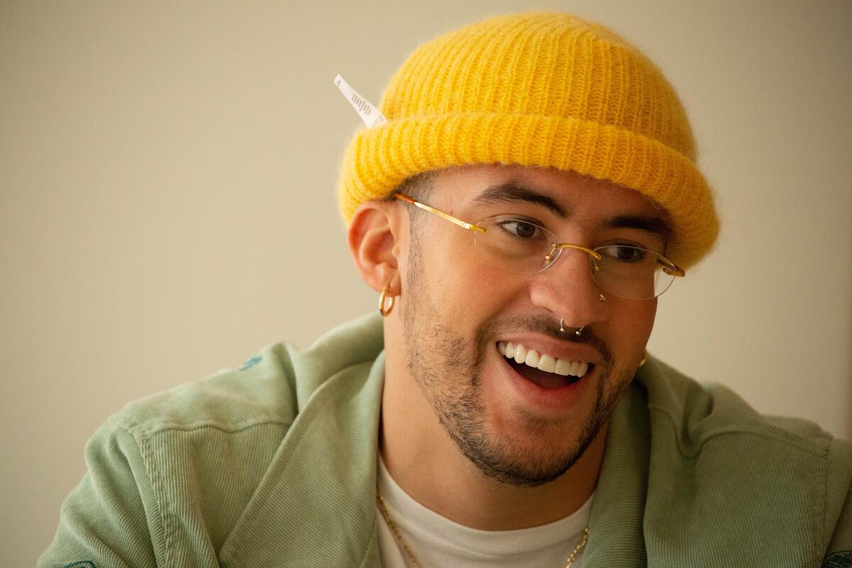 Puerto Rican singer Benito Antonio Martínez Ocasio, a.k.a. Bad Bunny