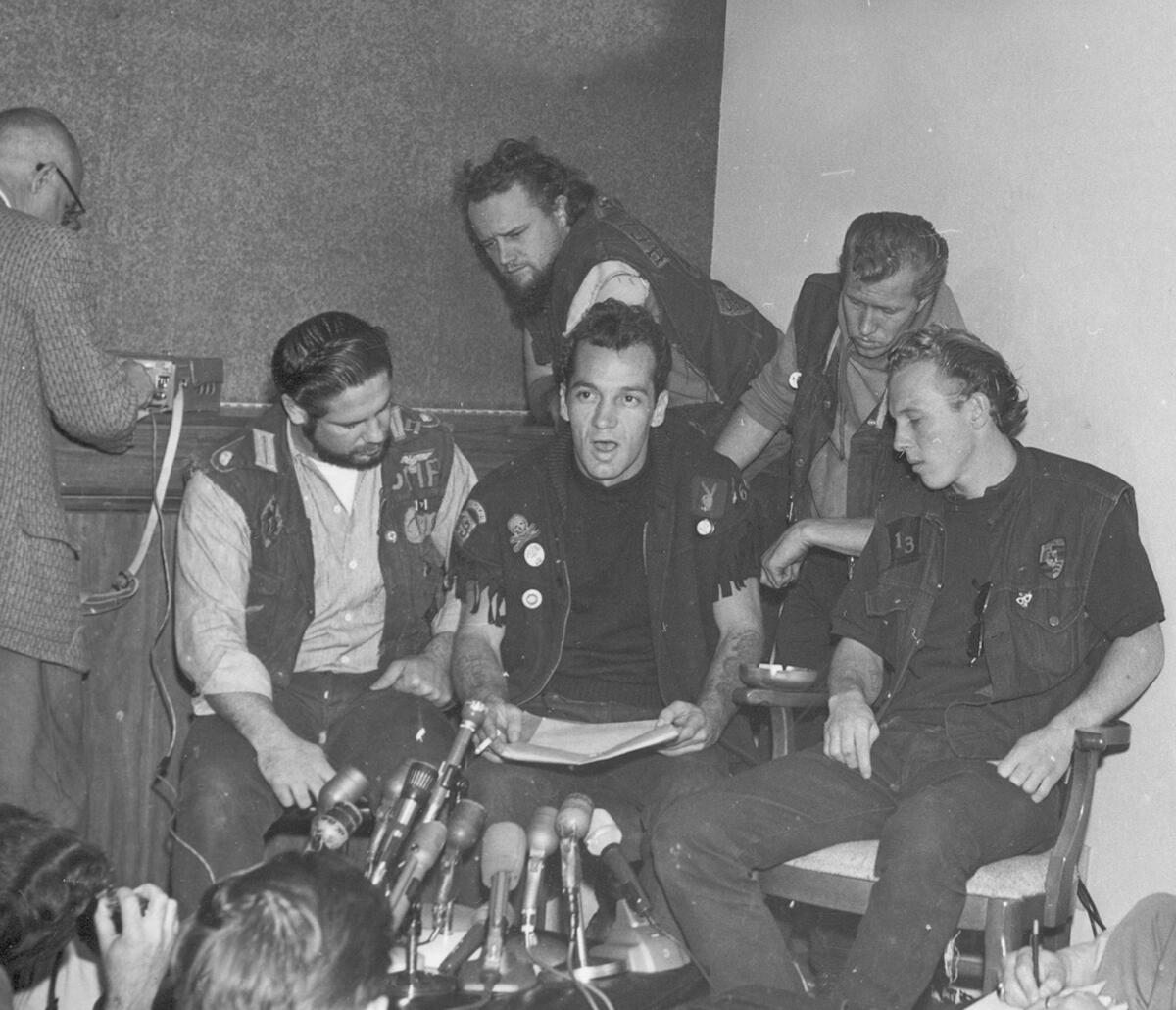 Ralph "Sonny" Barger, president of the Oakland chapter of the Hell's Angels