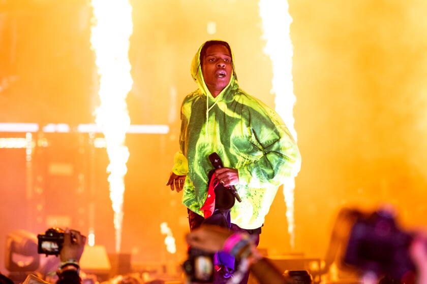 LOS ANGELES, CALIFORNIA - DECEMBER 15: ASAP Rocky performs during 2019 Rolling Loud LA at Banc of California Stadium on December 15, 2019 in Los Angeles, California. (Photo by Timothy Norris/WireImage)