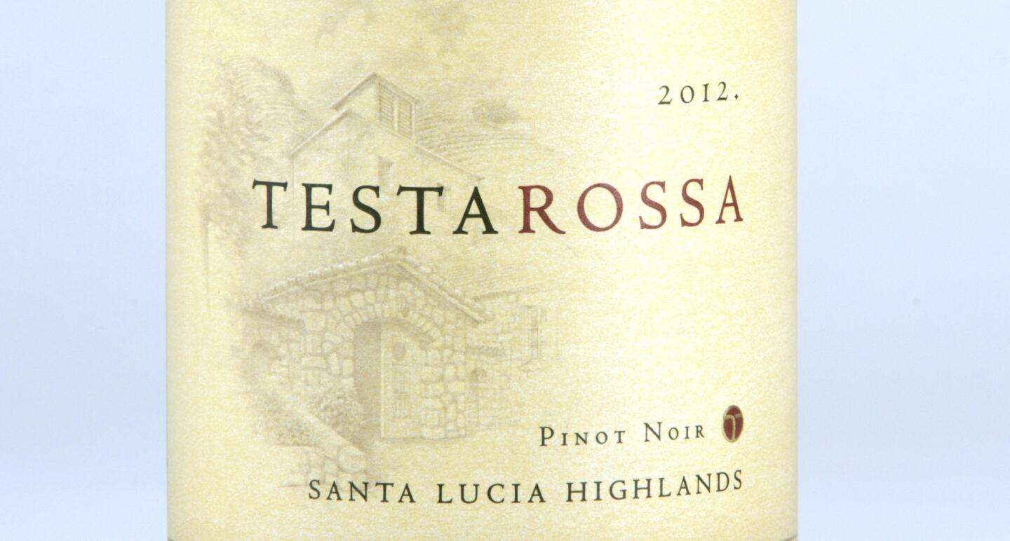 2012 Testarossa Pinot Noir Santa Lucia Highlands