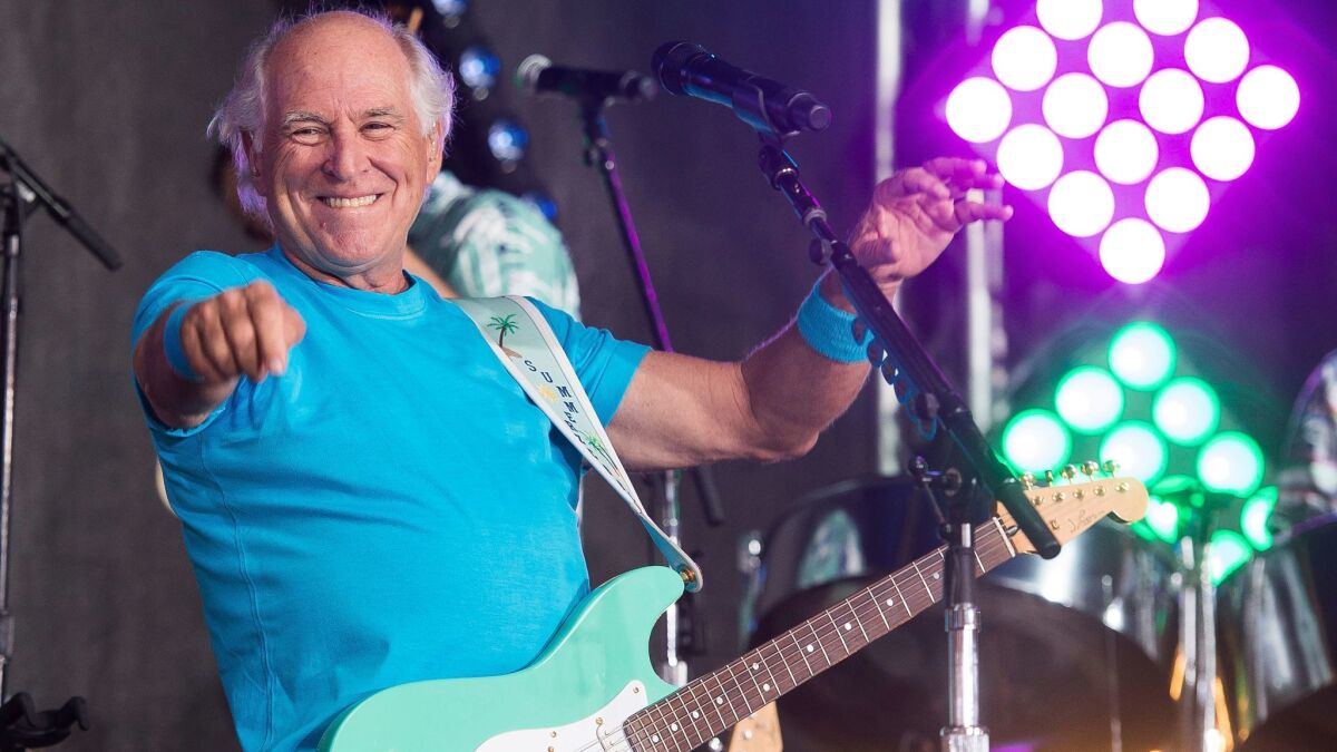 Jimmy Buffett, shown performing on NBC's "Today" show in July.