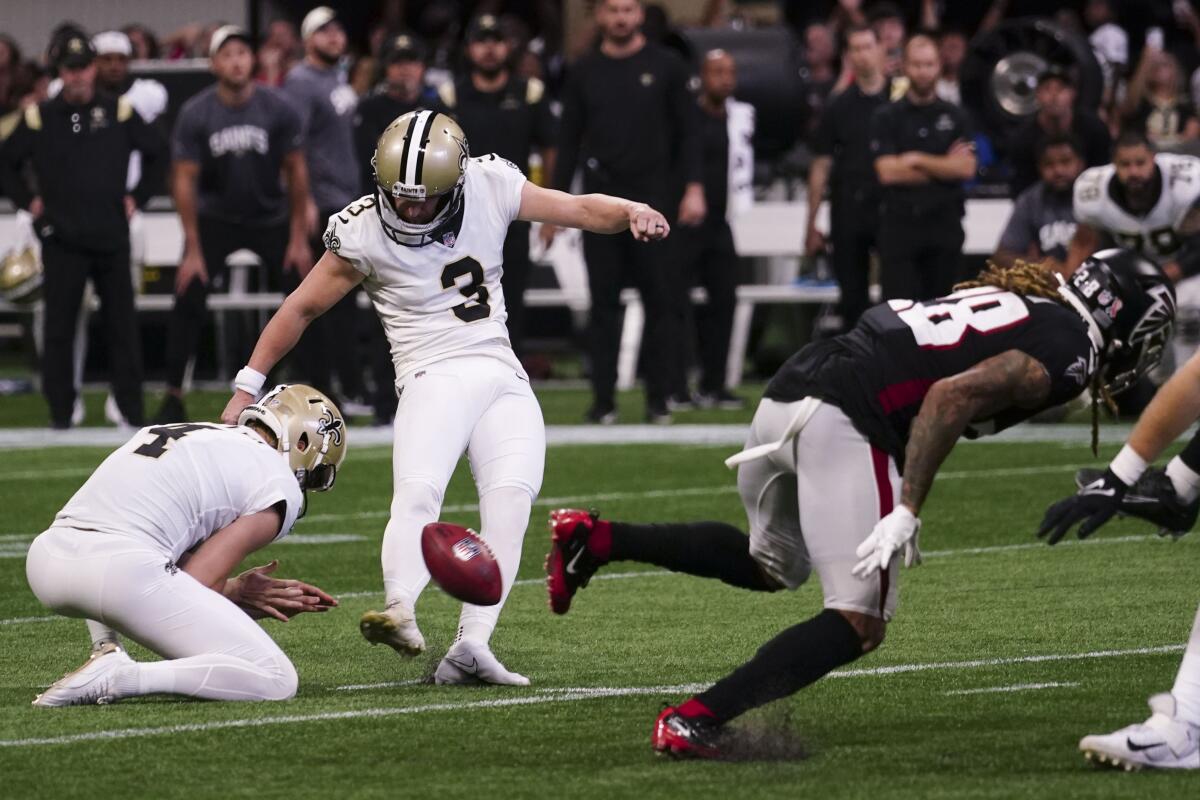 Saints pull off improbable comeback to beat Falcons 27-26 - The