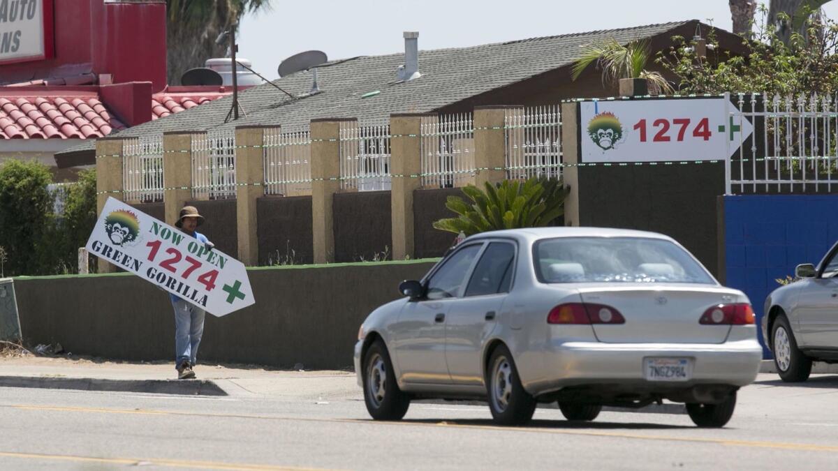 Cannabis dispensaries in Chula Vista include the Green Gorilla Dispensary on Third Avenue.