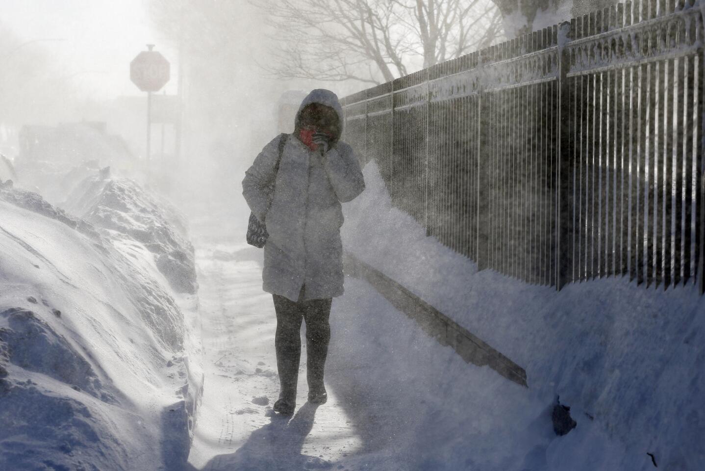 Boston buried in snow